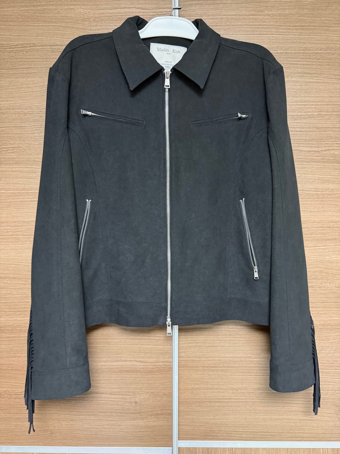 마땡킴 프린지 스웨이드 자켓 상품이미지2