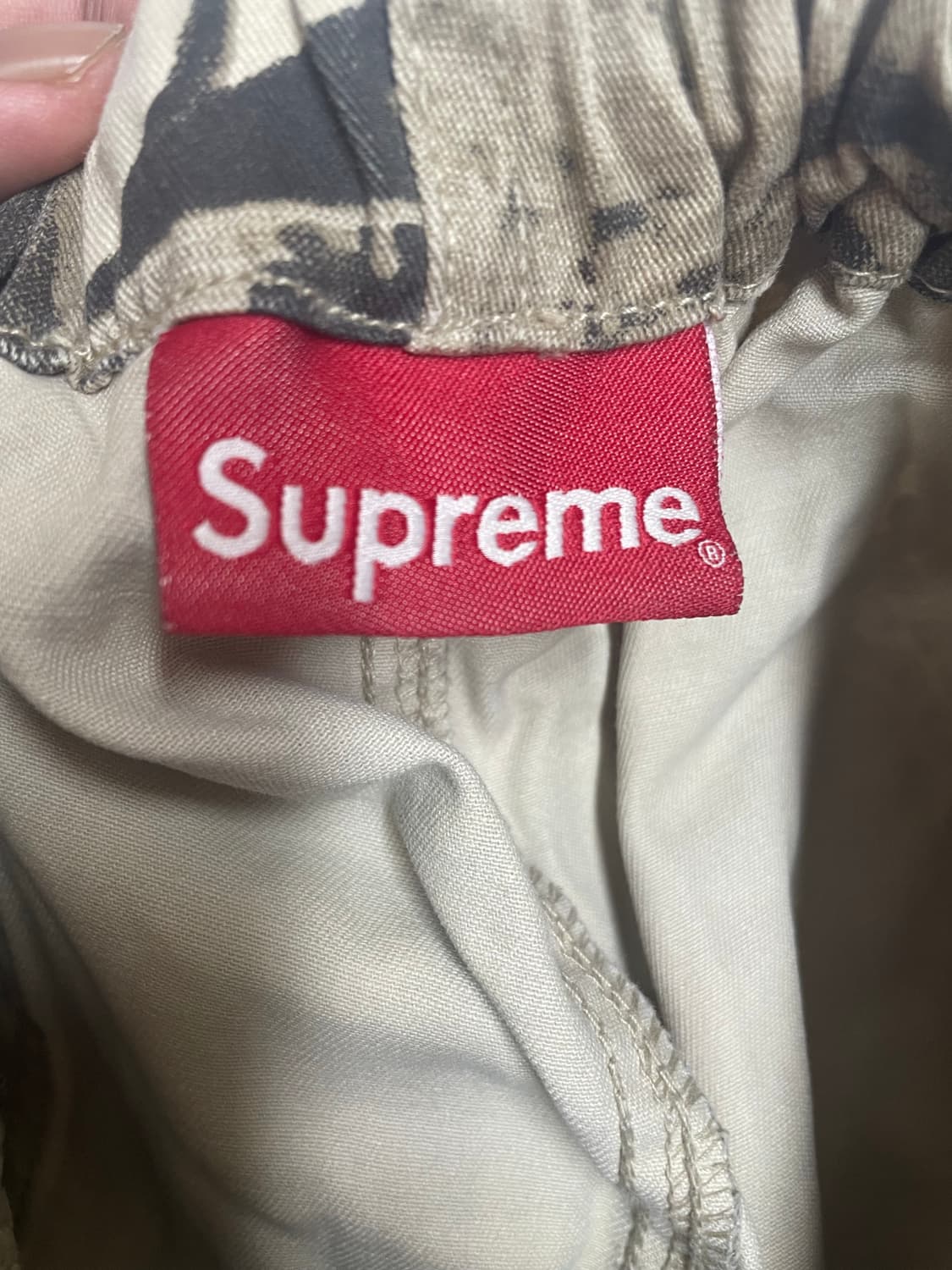 19FW슈프림 이즈 러브 스케이트 팬츠 스톤 상품이미지3