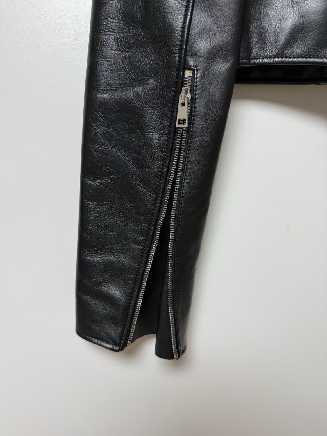 보테가 베네타 크롭 가죽 자켓 it42 상품이미지3