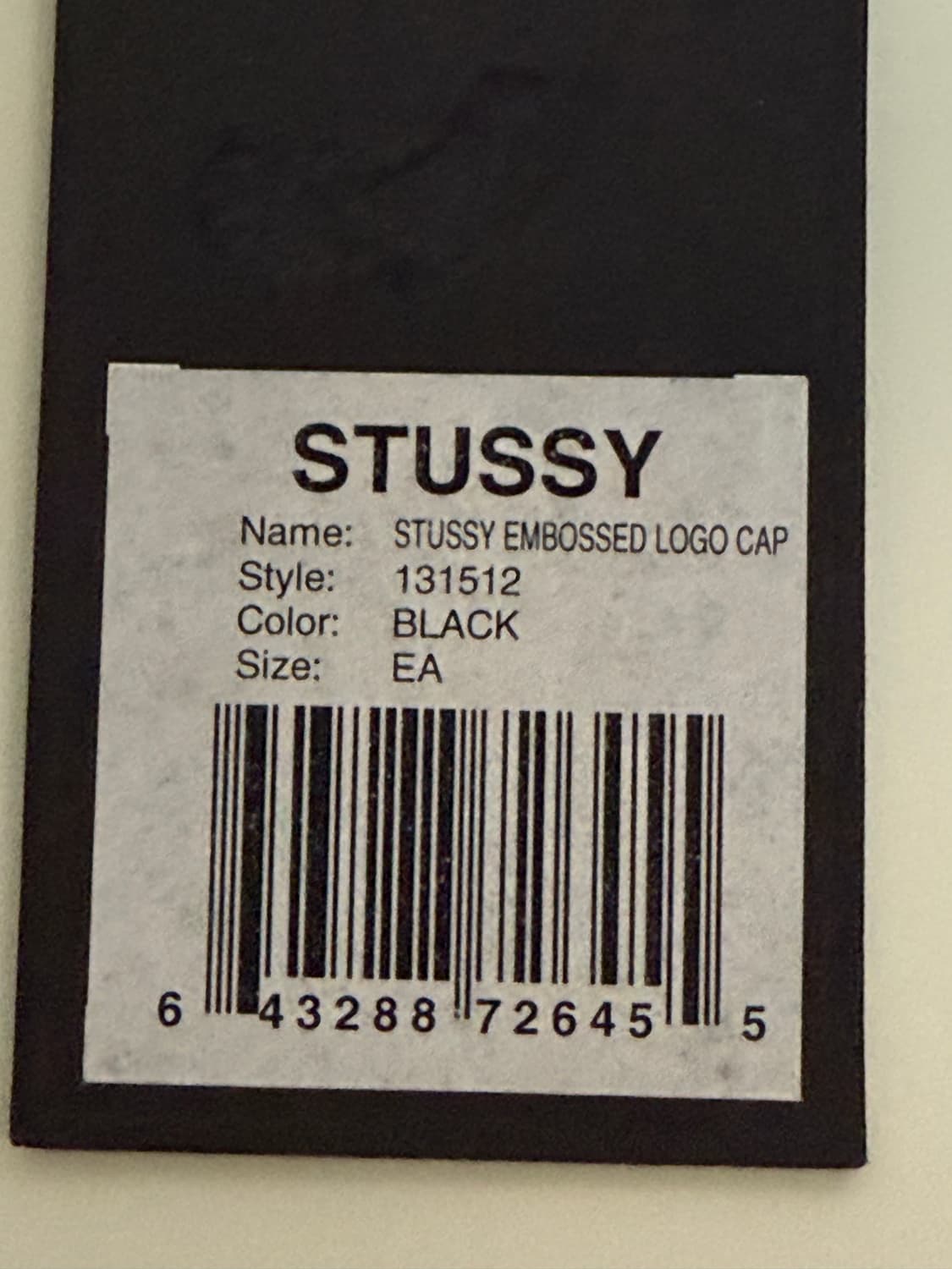 스투시 엠보 로고 캡 상품이미지5