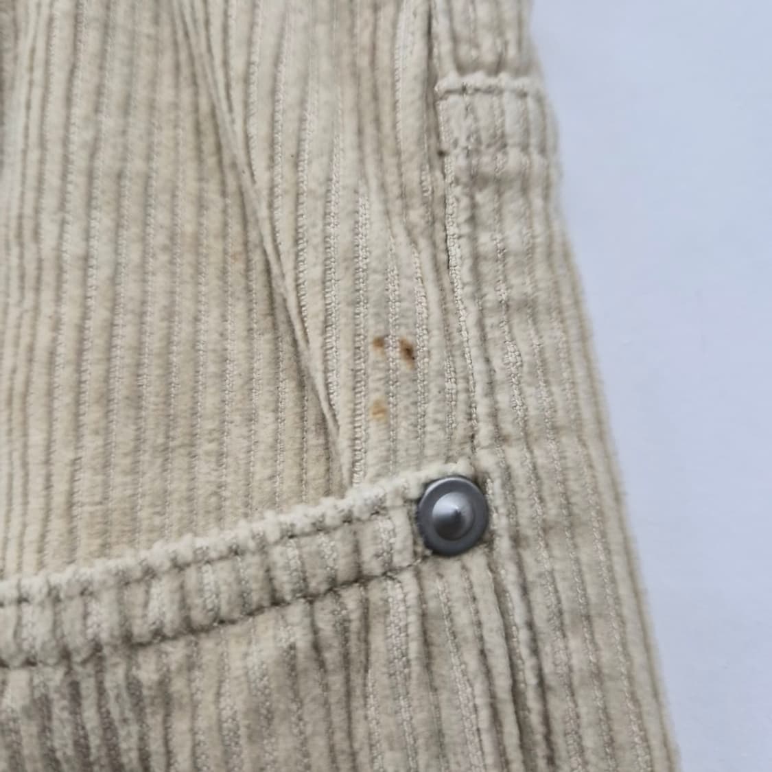 칼하트 베이지 코듀로이 골덴 바지 남성 33in 상품이미지4