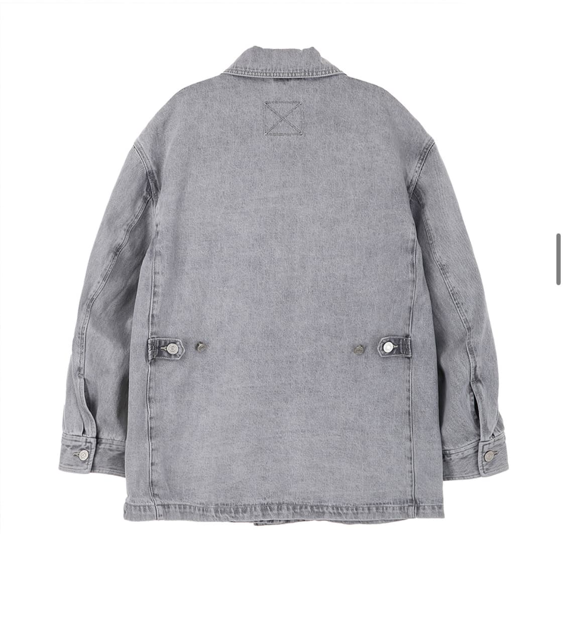 메종마레 Washed Work Jacket, Light Grey 상품이미지9