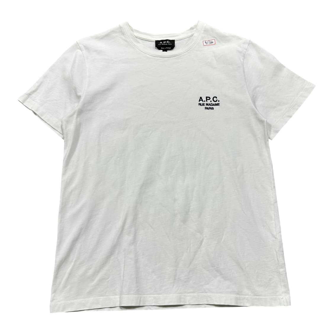 ✨ (바배) A.P.C 아페쎄 화이트 반팔티  상품이미지1