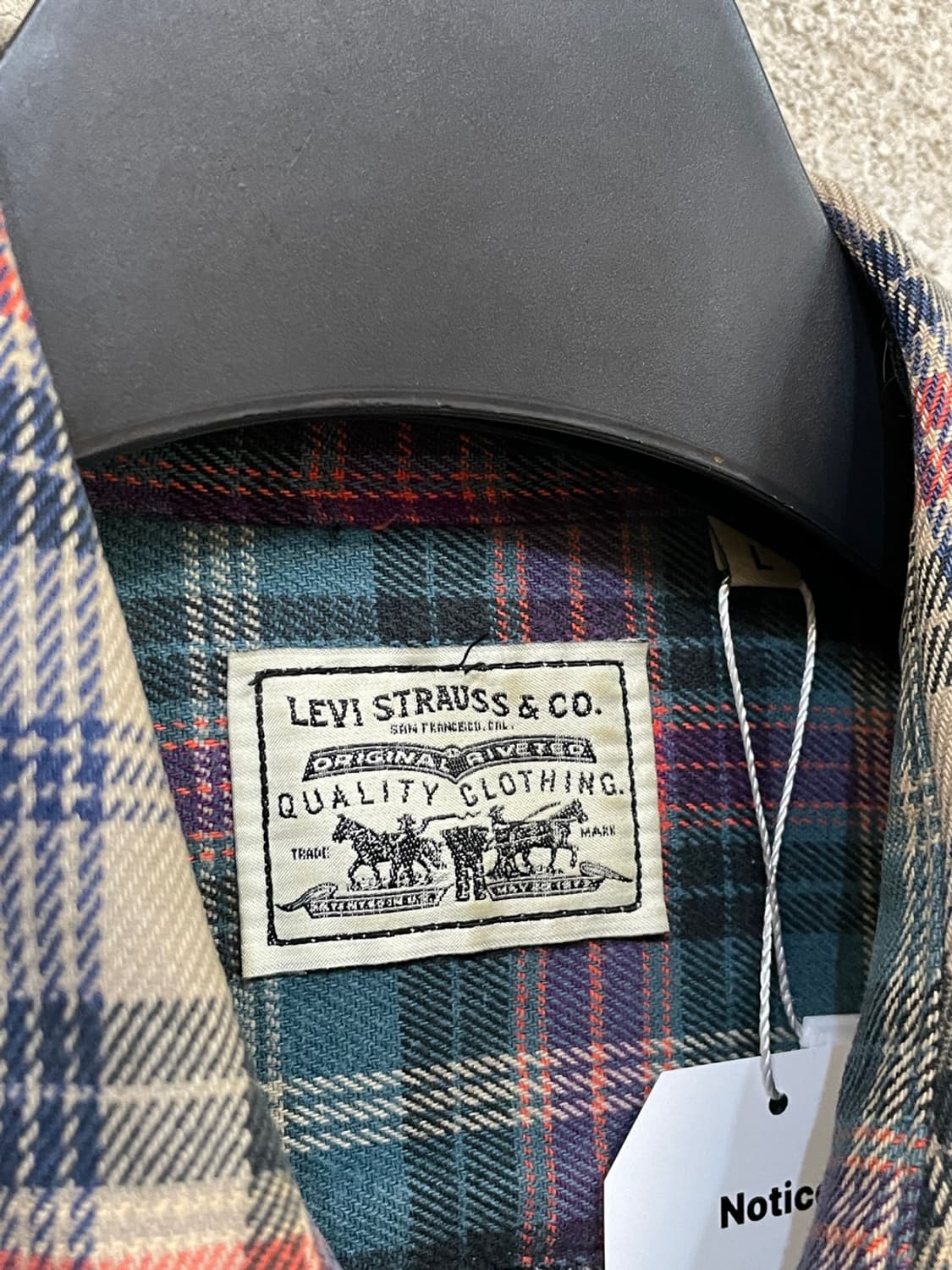 리바이스 헤비 코튼 워크 셔츠 상품이미지5