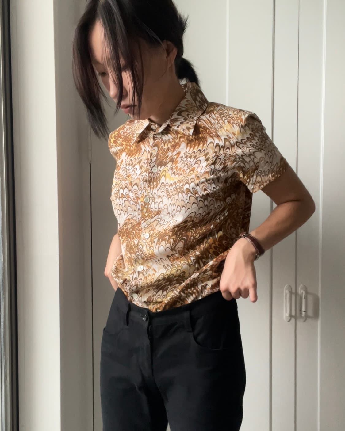 '03 Celine psychedelic pattern shirt 상품이미지7