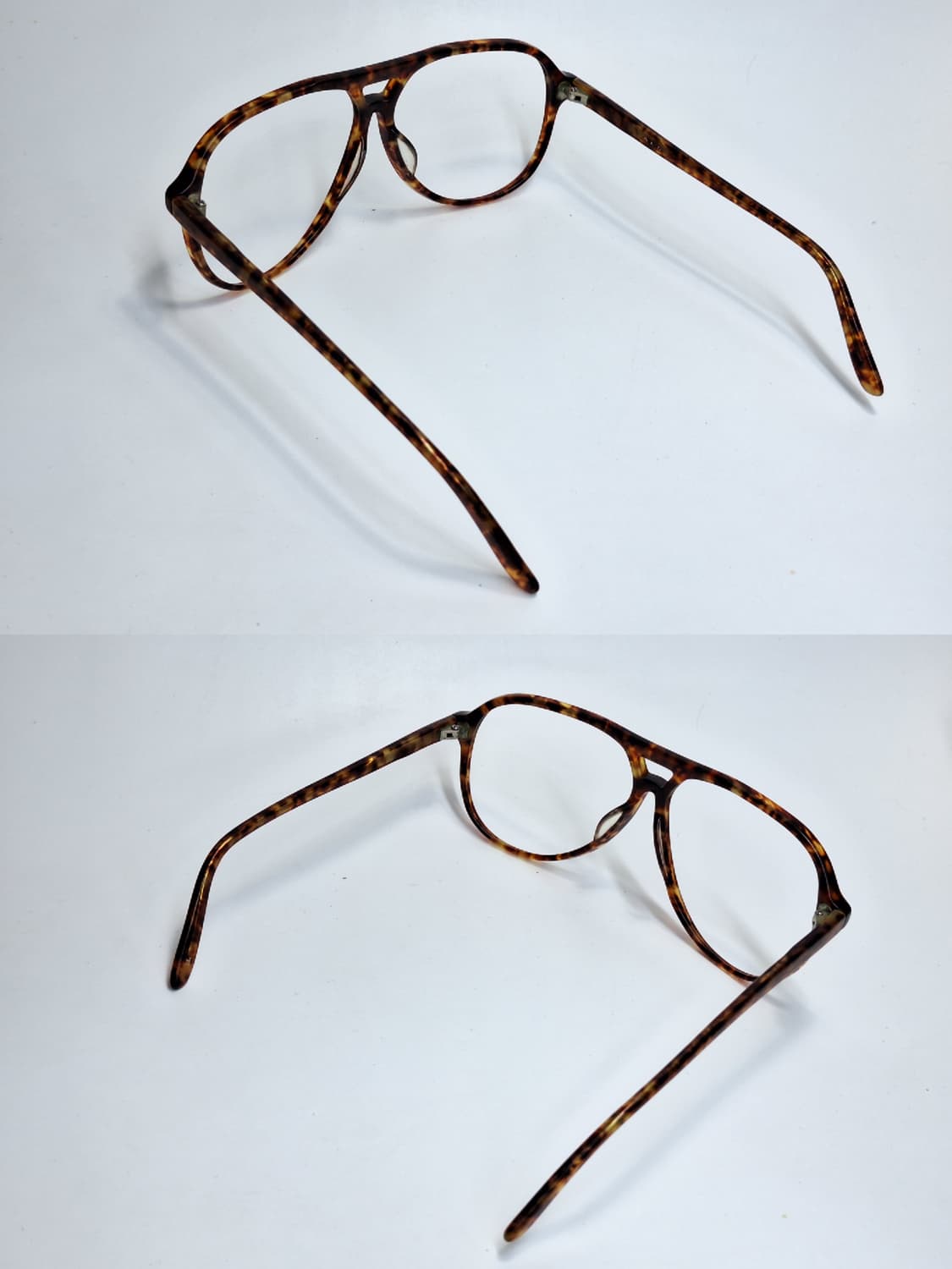 80s 일본 빈티지 NIKORI SL 투브릿지 슬림 뿔테 안경테 61mm 상품이미지9