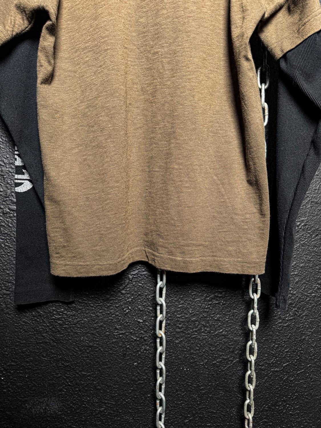 Lace-Up Layered Graphic T shirt 상품이미지7