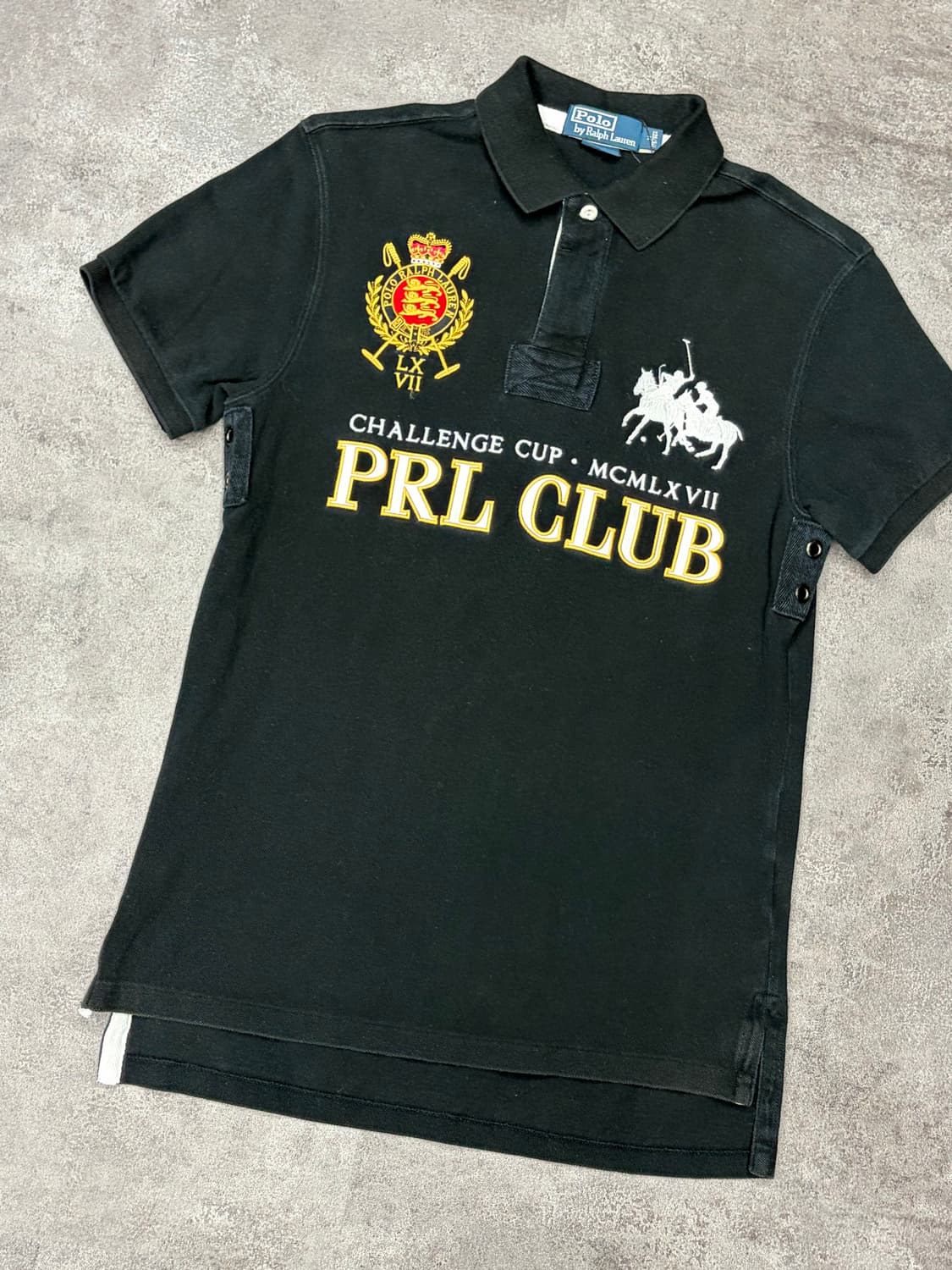 폴로 랄프로렌 빅포니 반팔 카라티 블랙 PRL CLUB 상품이미지4