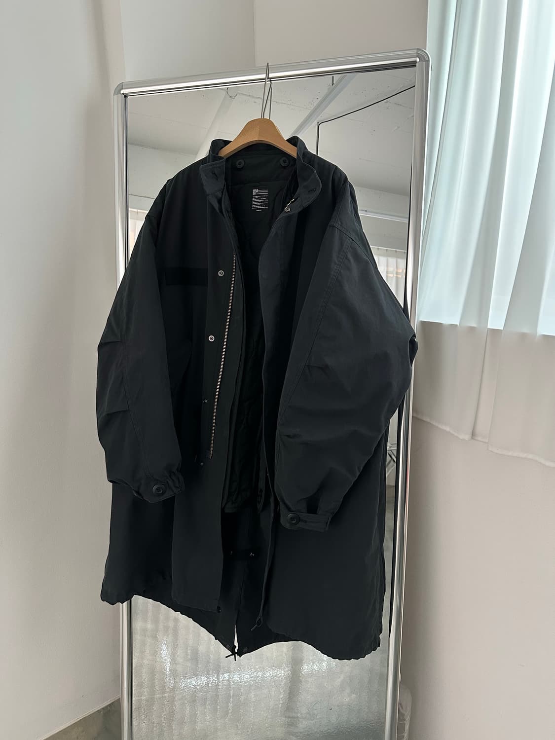 빔즈 M-65 개파카 피쉬테일 야상 모즈코트 라이너 내피 퀼팅 자켓 상품이미지6