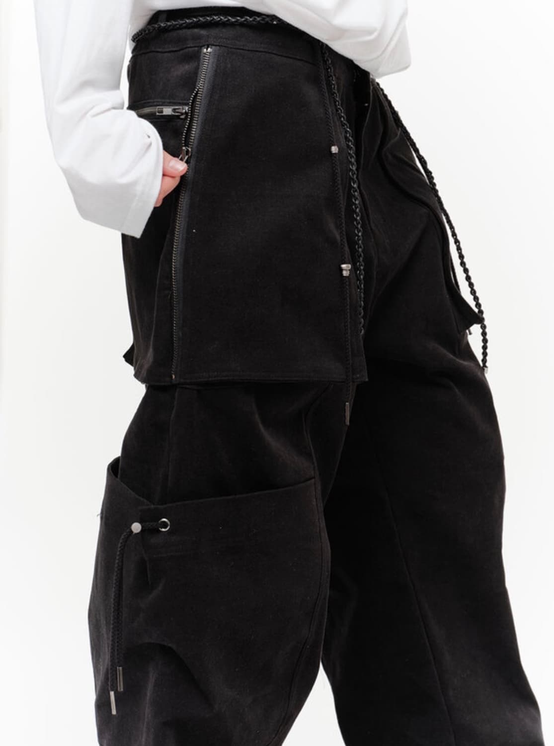 2000아카이브스 REMY POCKET PANTS 포켓팬츠 블랙  상품이미지5