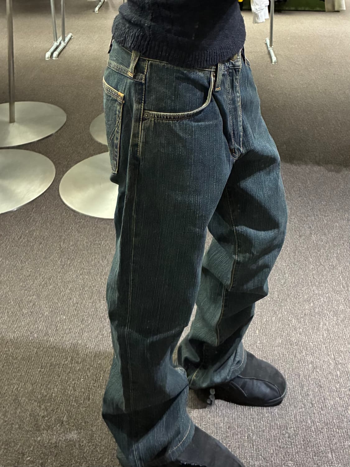 31)랭글러 빈티지 일자핏 워싱 데님팬츠 상품이미지2