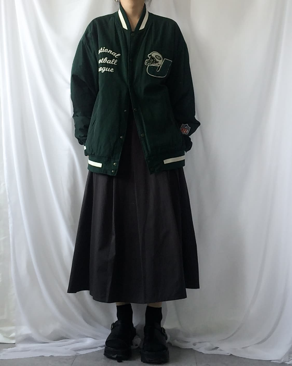 Over fit varsity jacket 상품이미지5