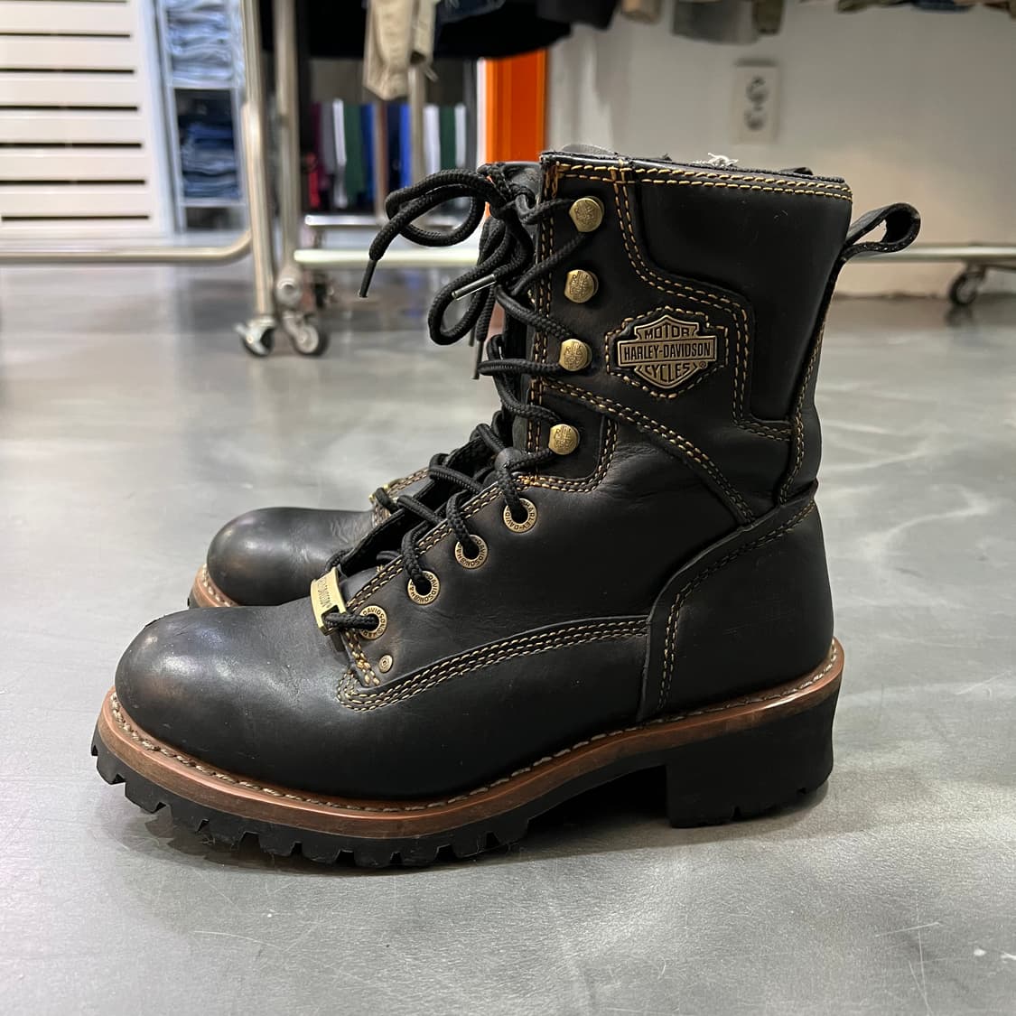 할리데이비슨 컴뱃 라이더 부츠 y15210 상품이미지2