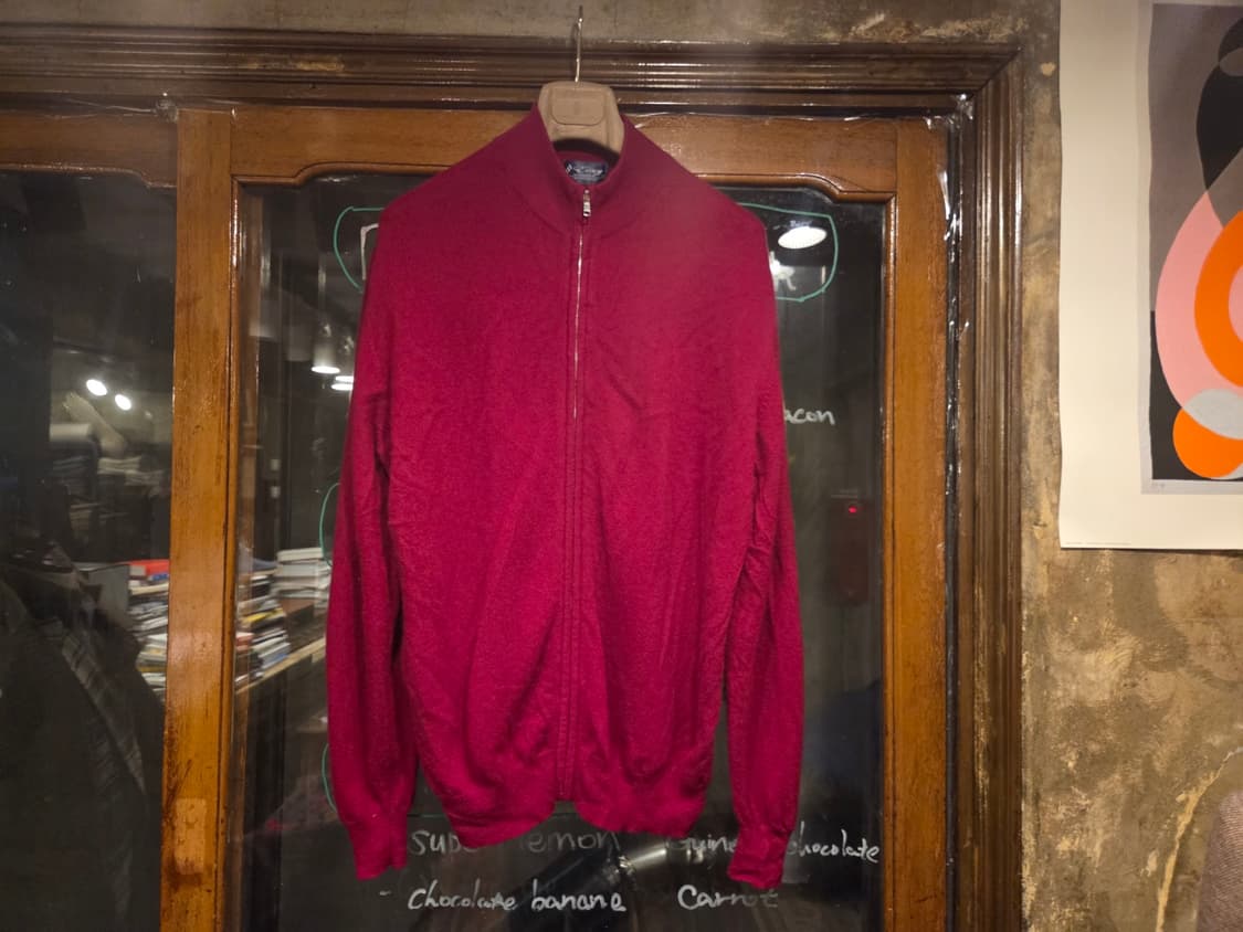 내몽고산 캐시미어 짚업 가디건  상품이미지10