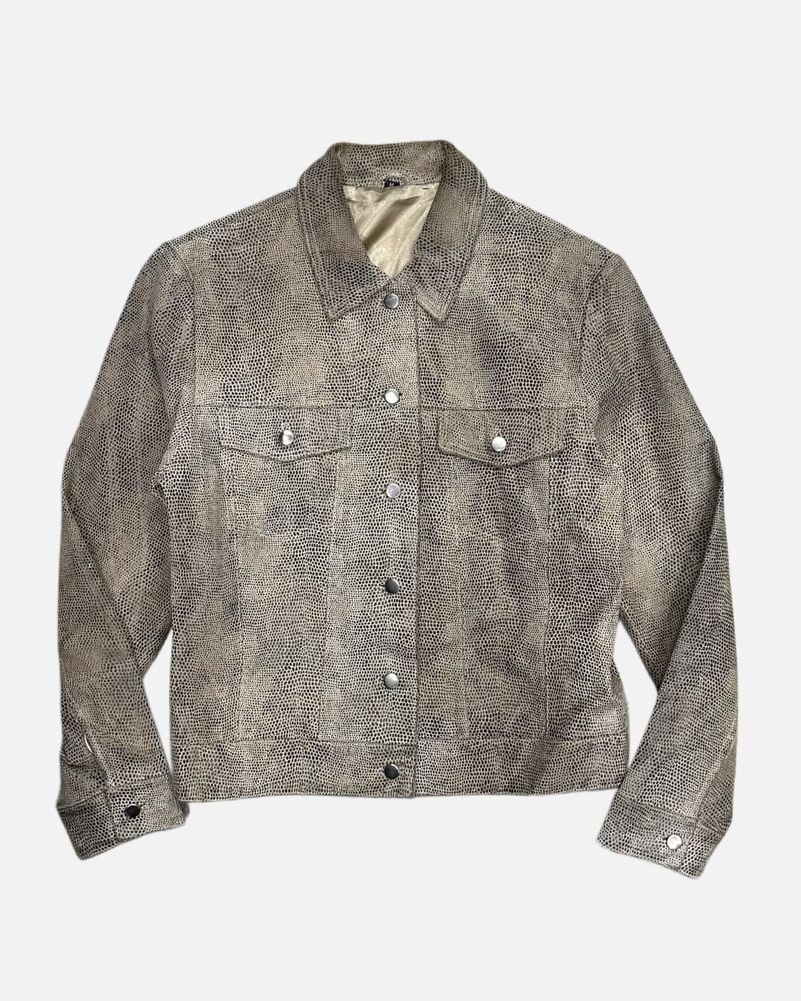 python pattern trucker jacket 상품이미지2