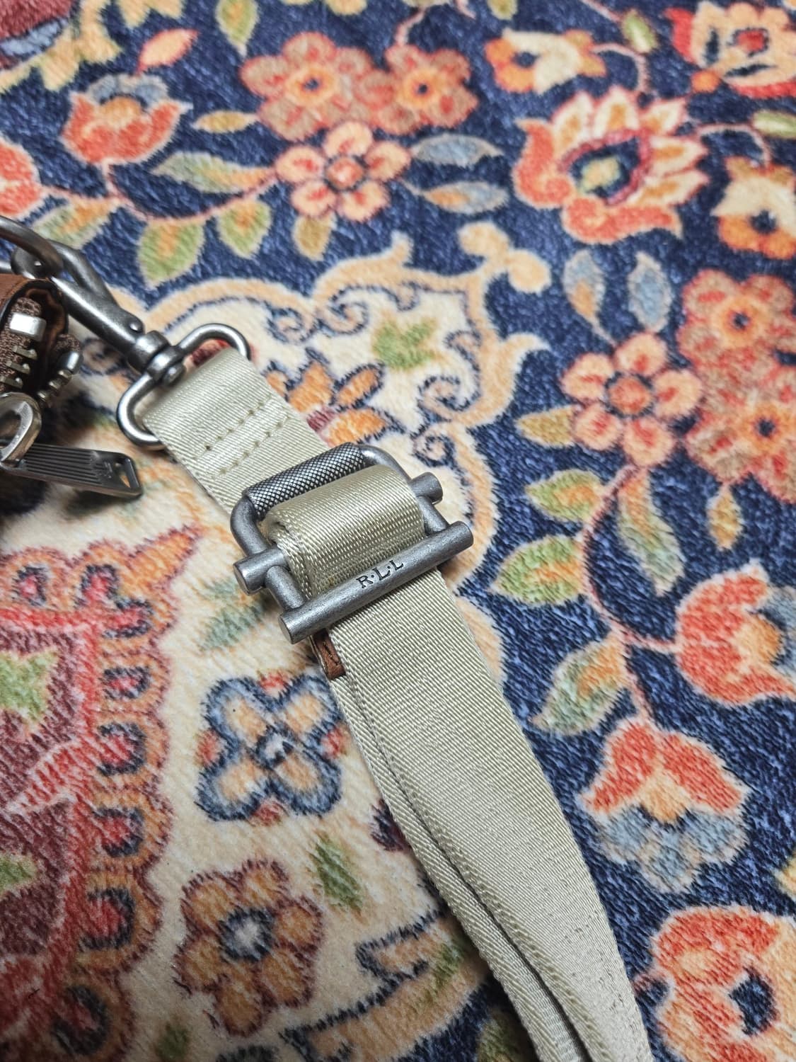 로렌 랄프 로렌 나일론 멀티 포켓 2WAY 가죽 토트백 상품이미지4