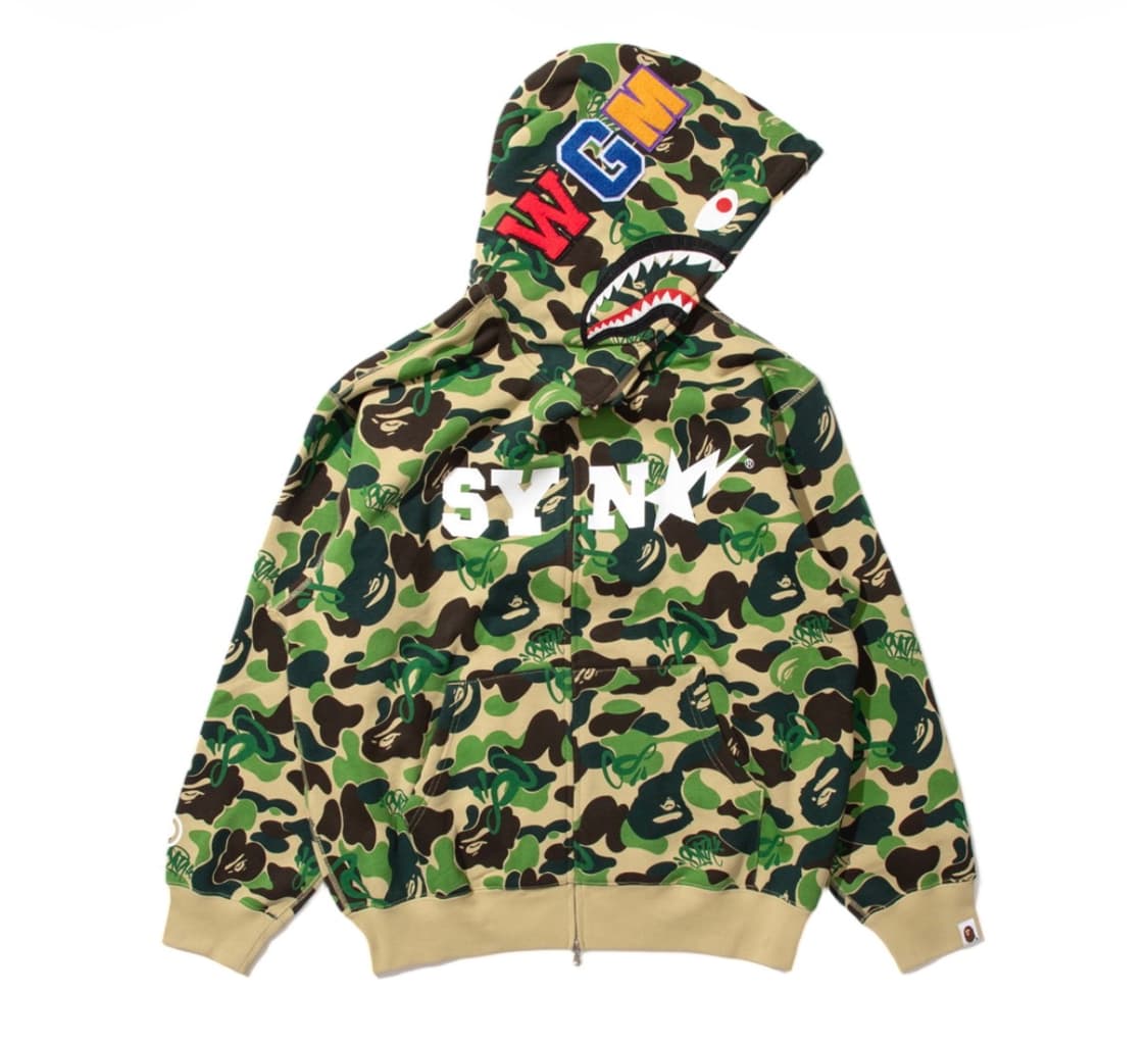 새상품) 베이프 X 시나월드 후드집업  상품이미지1