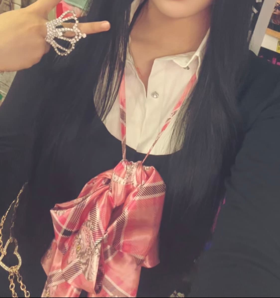 마즈 갸루 네코 셋업 교복 히메갸루 상품이미지3