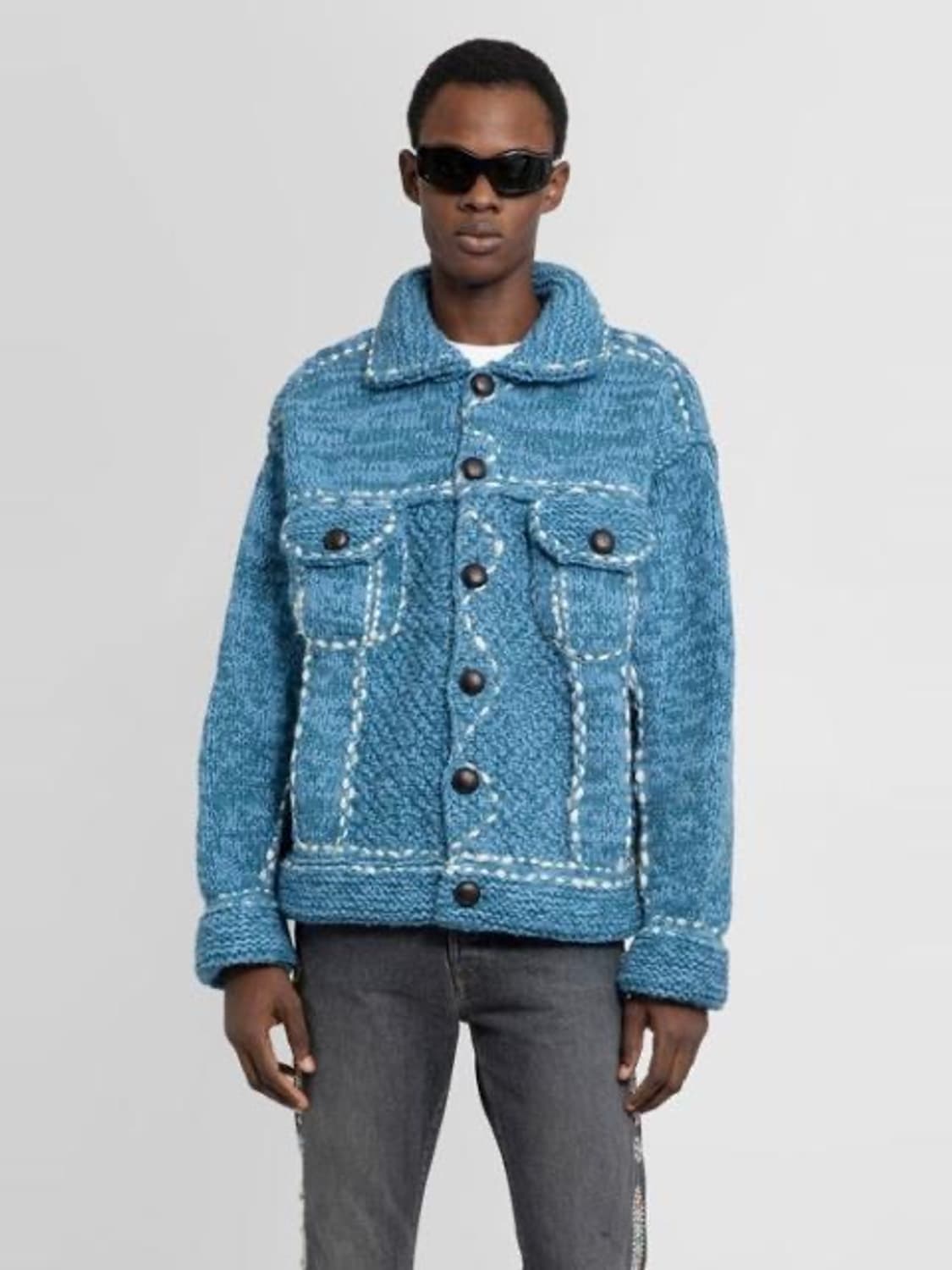 KAPITAL —울 핸드 니트 코위챤 G-자켓 상품이미지3