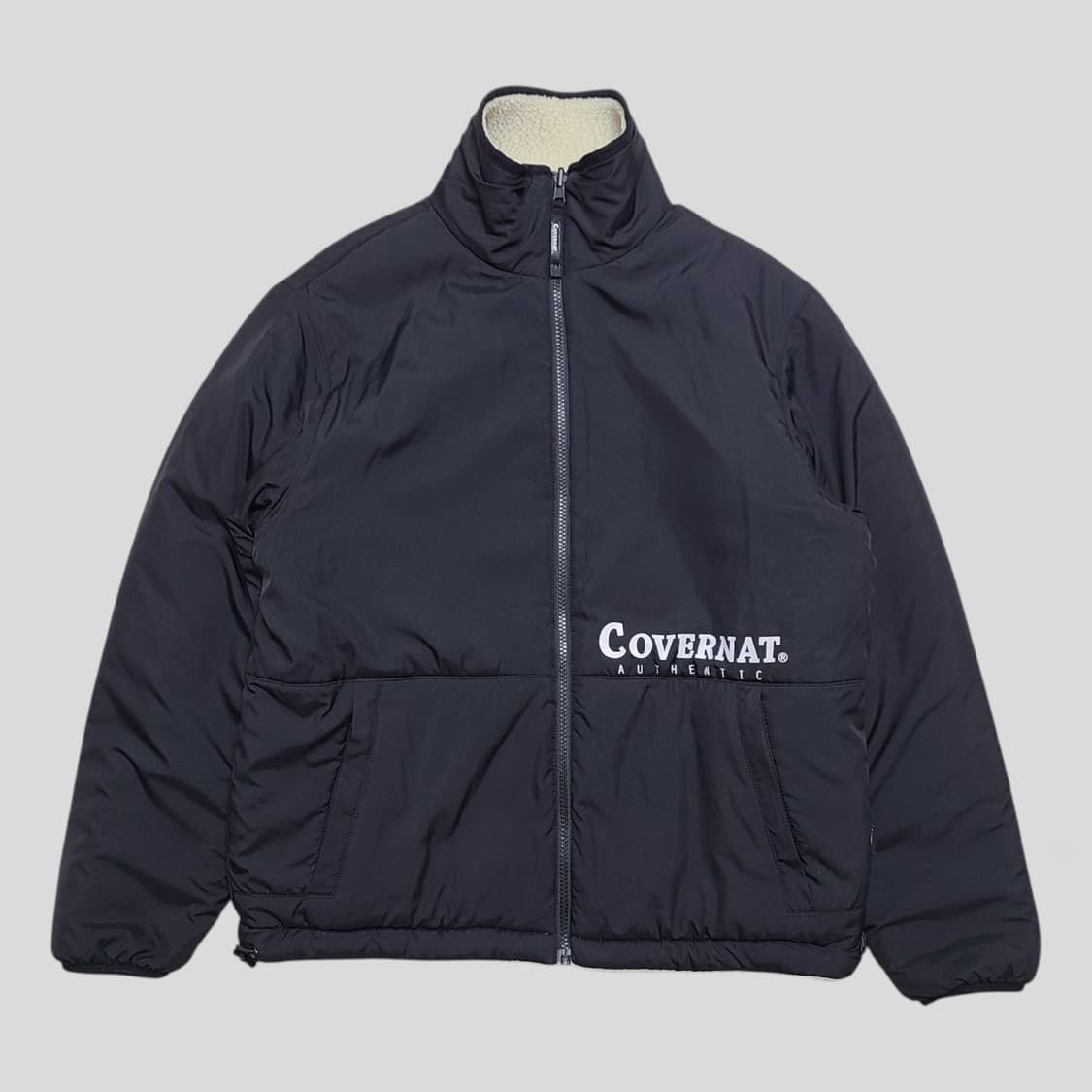 커버낫 리버시블 후리스 양면패딩점퍼 상품이미지1