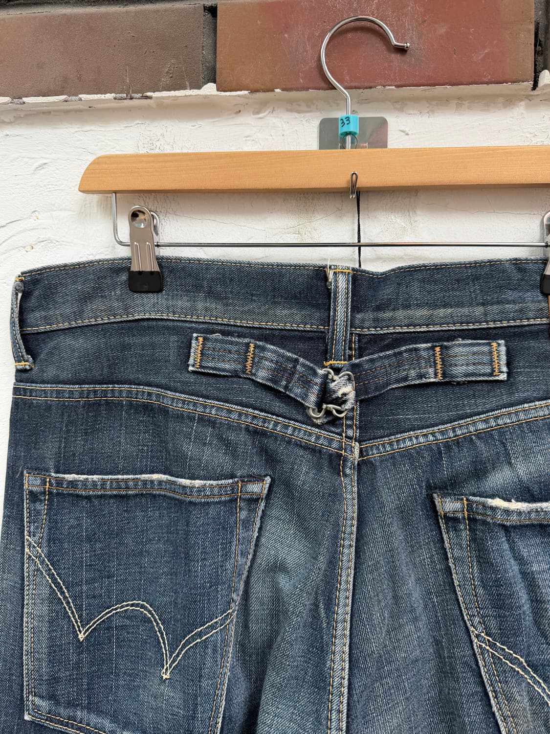 Edwin 505Z Japan 에드윈 백신치 데님 팬츠 W33 상품이미지6