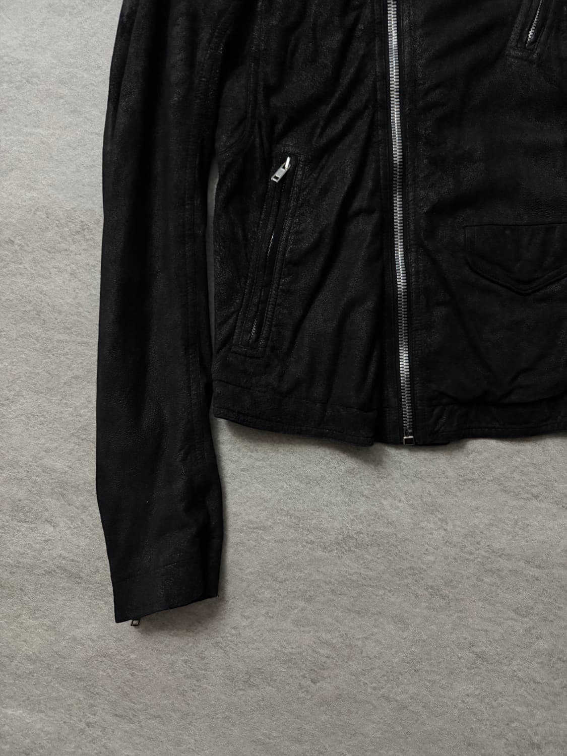 릭오웬스 바이커 스투지 램스킨 자켓 상품이미지7