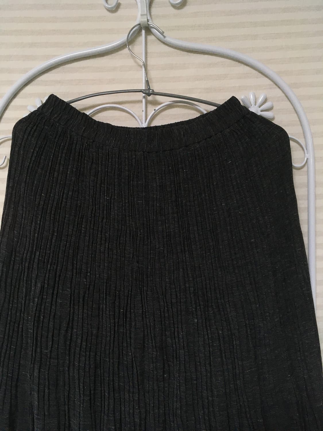 빈티지 차콜 플리츠 스커트 y2k 스트릿 갸루 펑키 일본빈티지724 상품이미지3