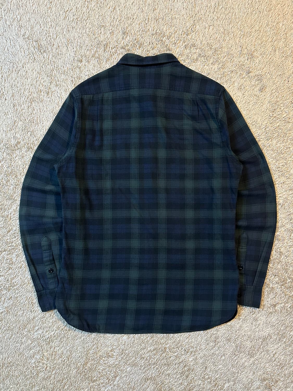 희귀) 폴로 진스 원포켓 패치 타탄 체크셔츠 상품이미지4