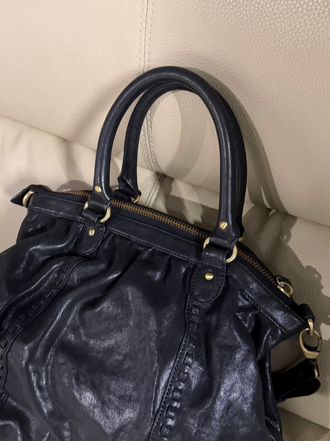 braided stitch point tote & shoulder bag 상품이미지2