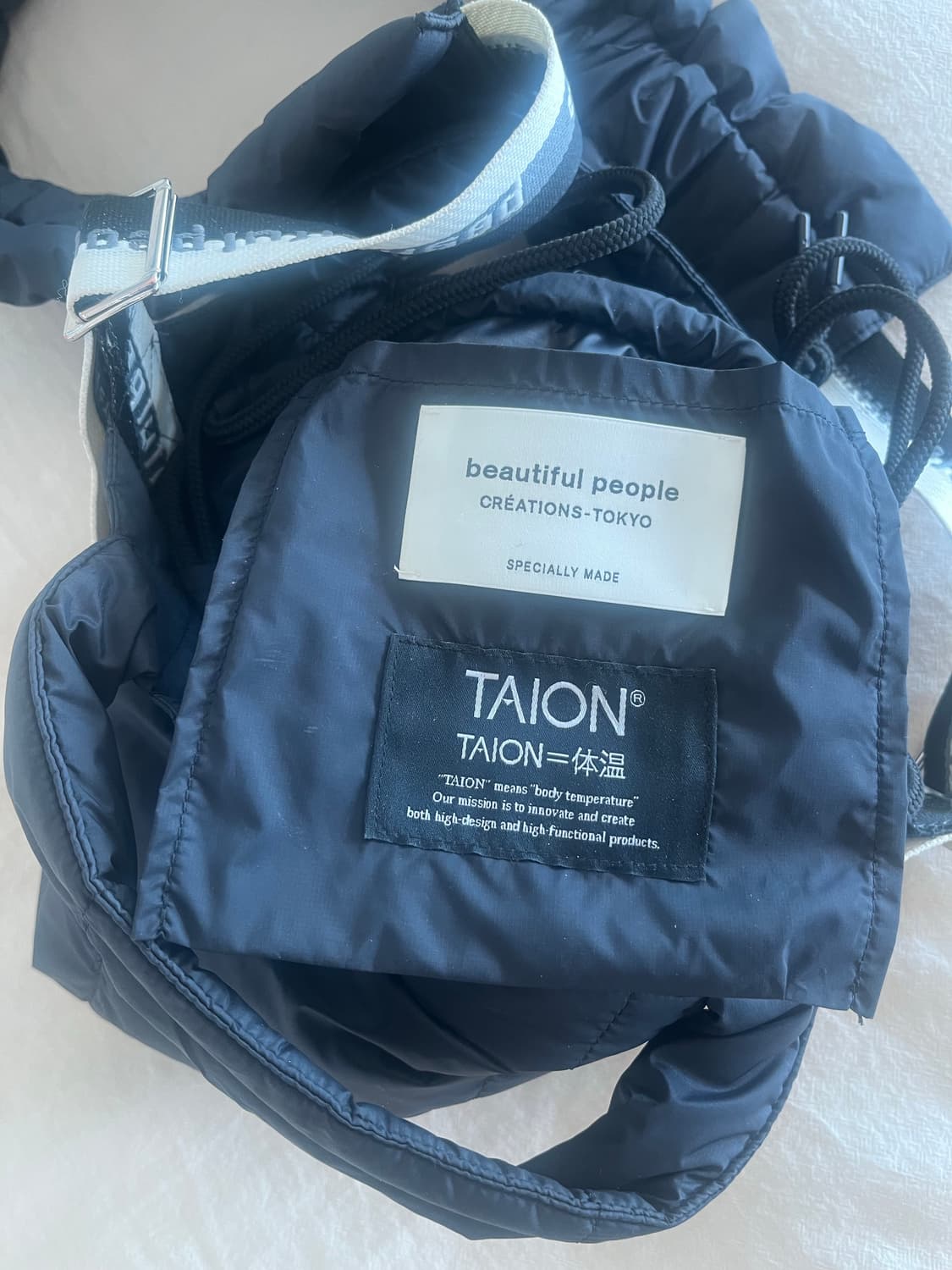 일본 Beautiful People 패딩 숄더백 상품이미지4