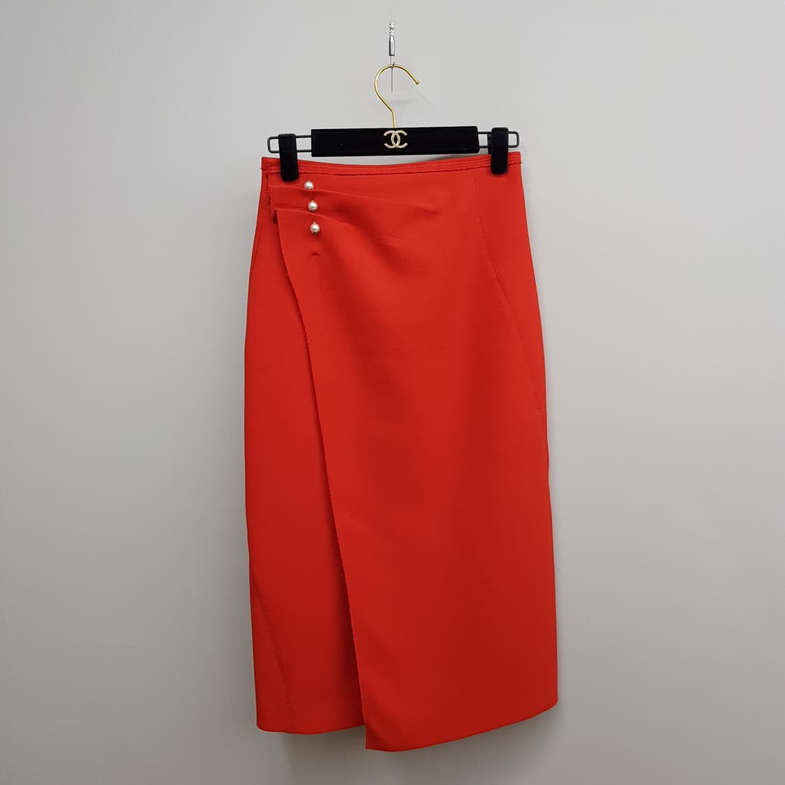 오브제 아카이브 스칼렛 싱글 자켓  미디 스커트 셋업 55사이즈 상품이미지6