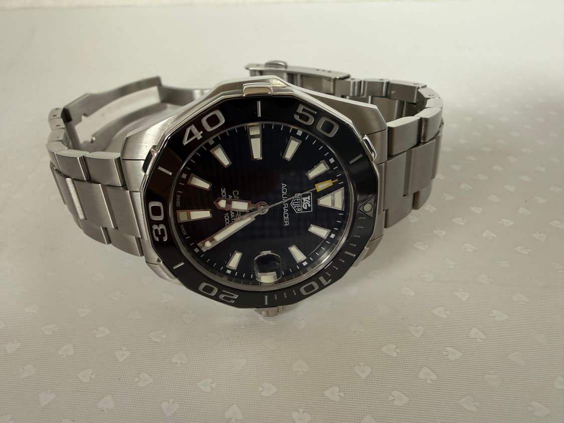 태그호이어아쿠아레이서 41mm auto 검판 상품이미지2