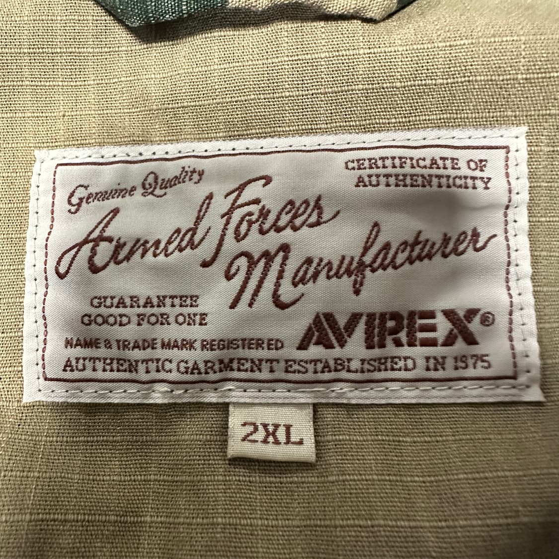 AVIREX military camo jacket 상품이미지3