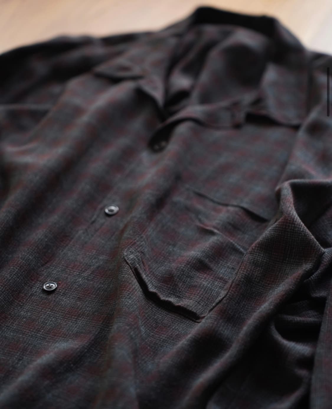 마티앤선즈 OP COLLAR RAYON BRCHECK 셔츠 상품이미지3