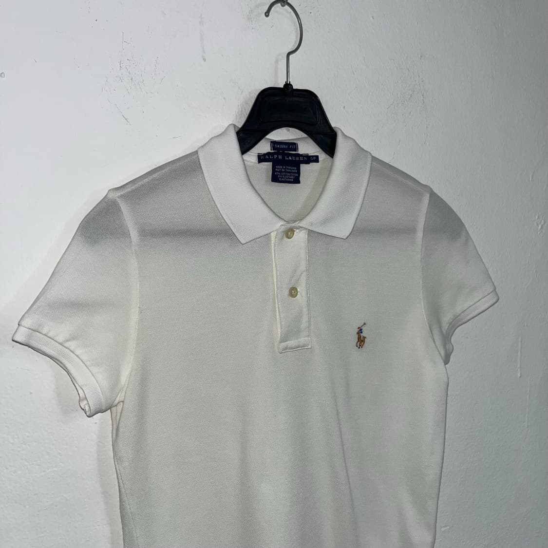 Polo Ralph Lauren White Collar T-Shirt 상품이미지5