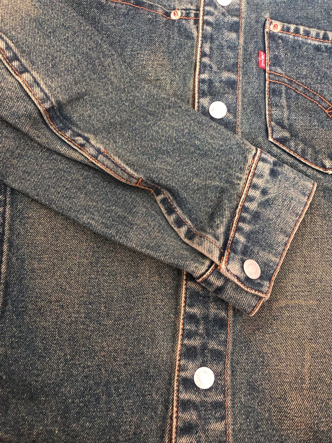 리바이스 엔지니어드진 빈티지 워싱 데님자켓 L 상품이미지6