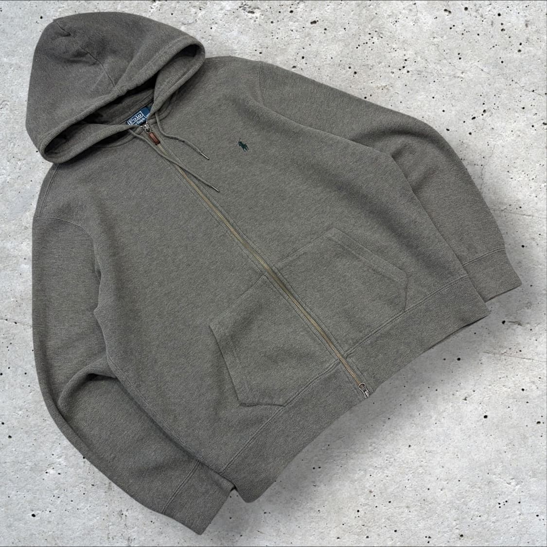 [2XL] 폴로 랄프로렌 그린 포니 딥그레이 후드집업 B785 상품이미지1