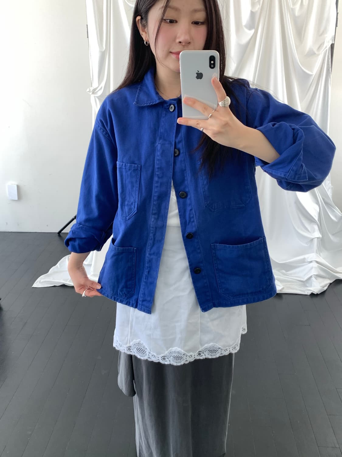 Blue work jacket  상품이미지1