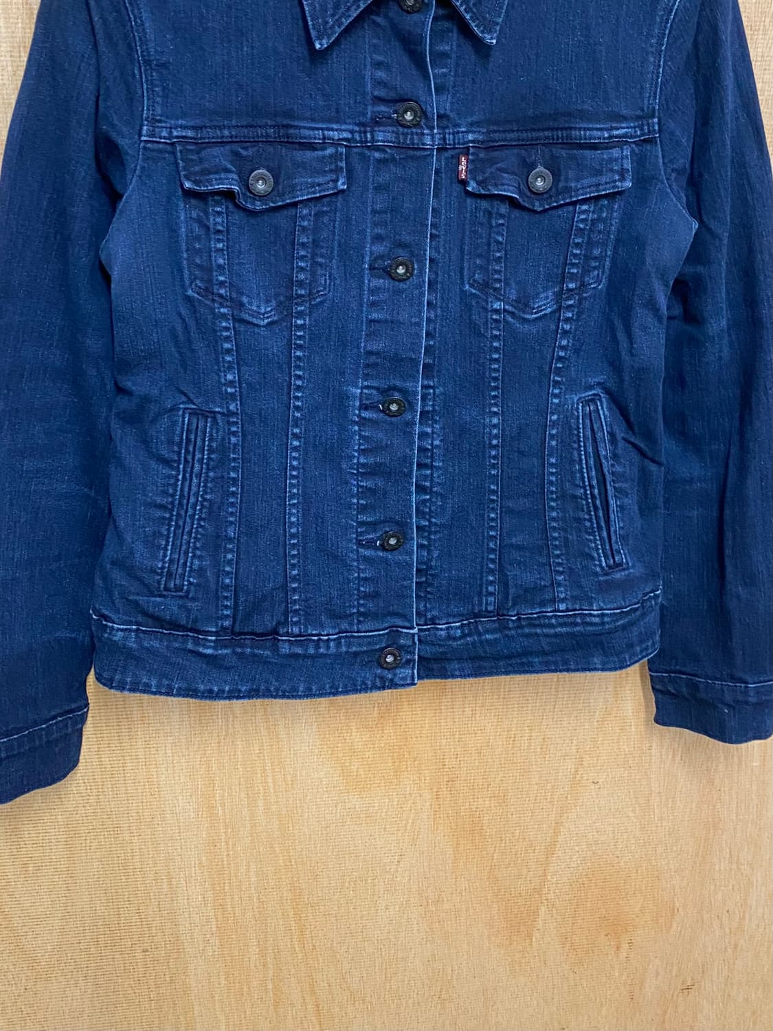 LEVI'S denim jacket 리바이스 딥 인디고 데님 자켓 상품이미지4