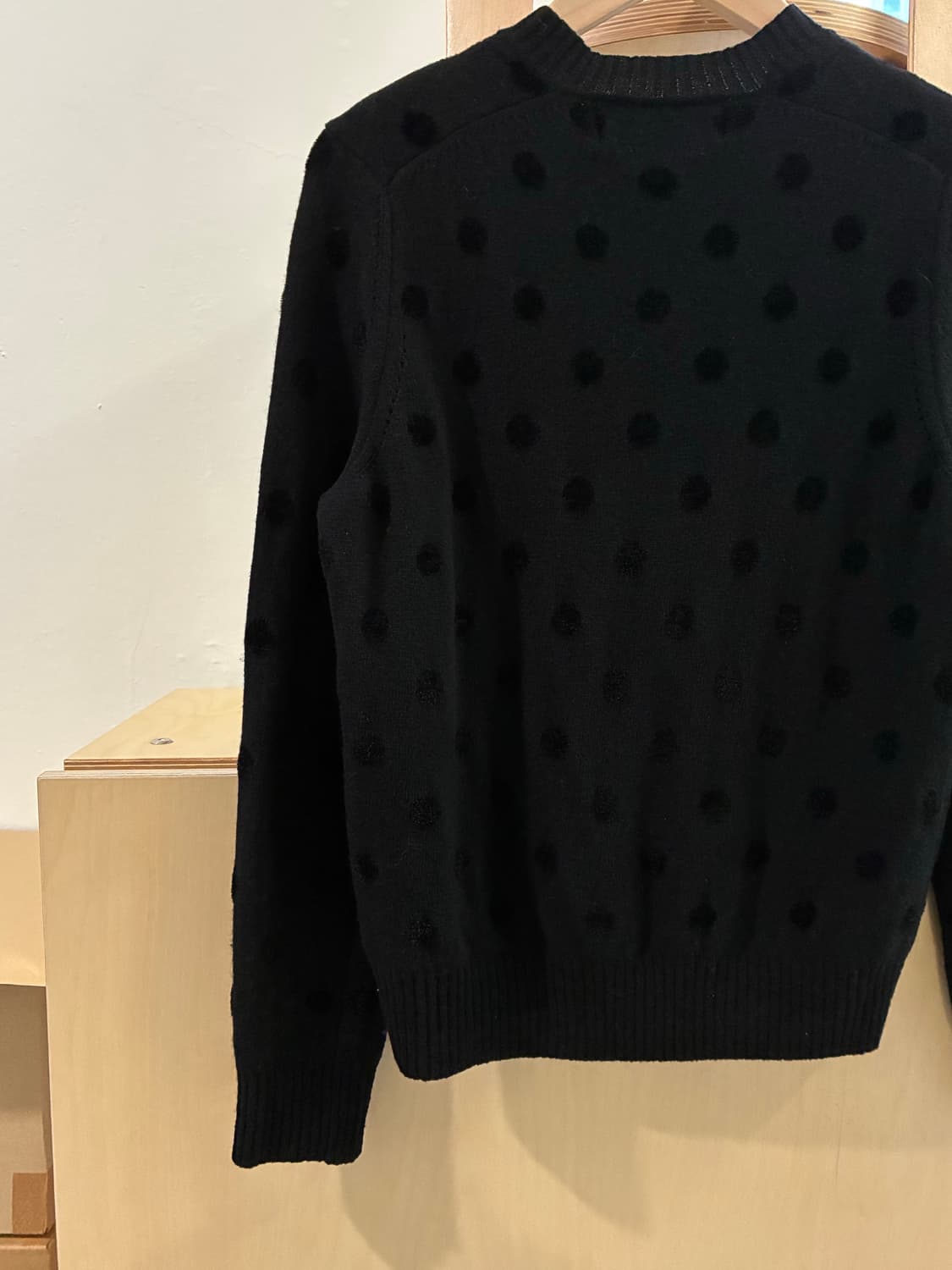 꼼데가르송 트리콧 도트 가디건 상품이미지4