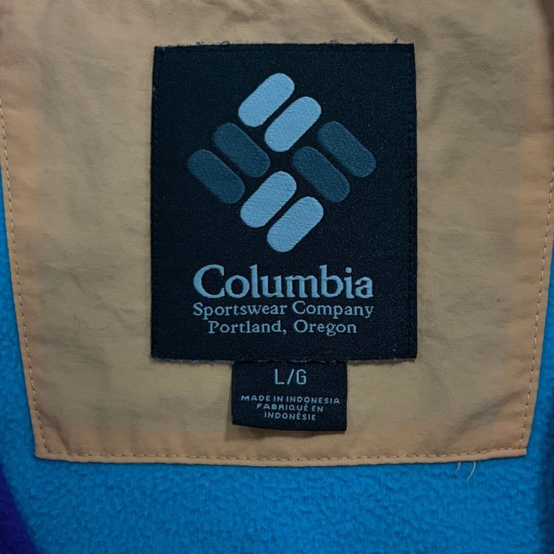 컬럼비아 배색 플리스 집업 v1505 상품이미지5