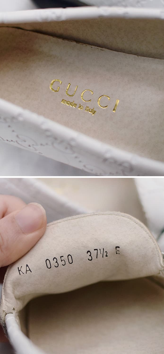 구찌 (GUCCI) 화이트 구찌시마 홀스빗 로퍼 (37.5) 상품이미지10