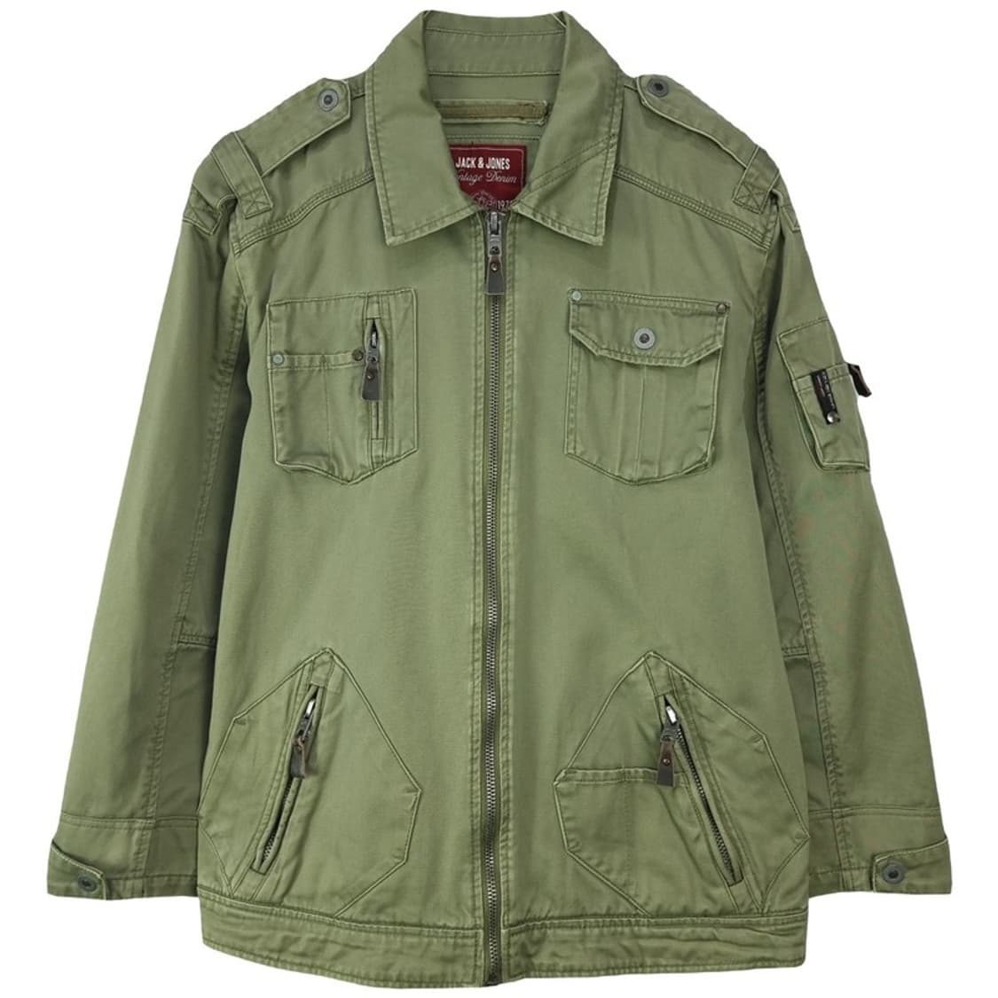 [잭앤존스] 밀리터리 멀티 포켓 빈티지 코튼 집업 자켓 M19358 상품이미지2