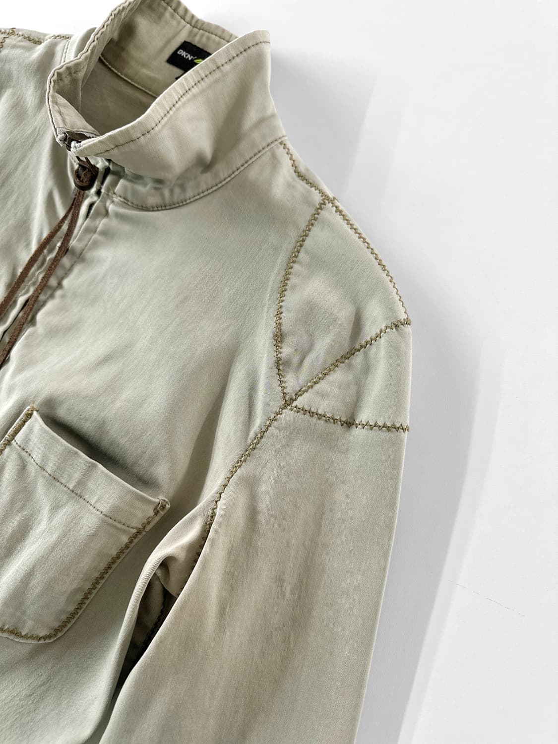 00s 빈티지 DKNY Jeans 집업 패널 코튼 자켓 상품이미지6