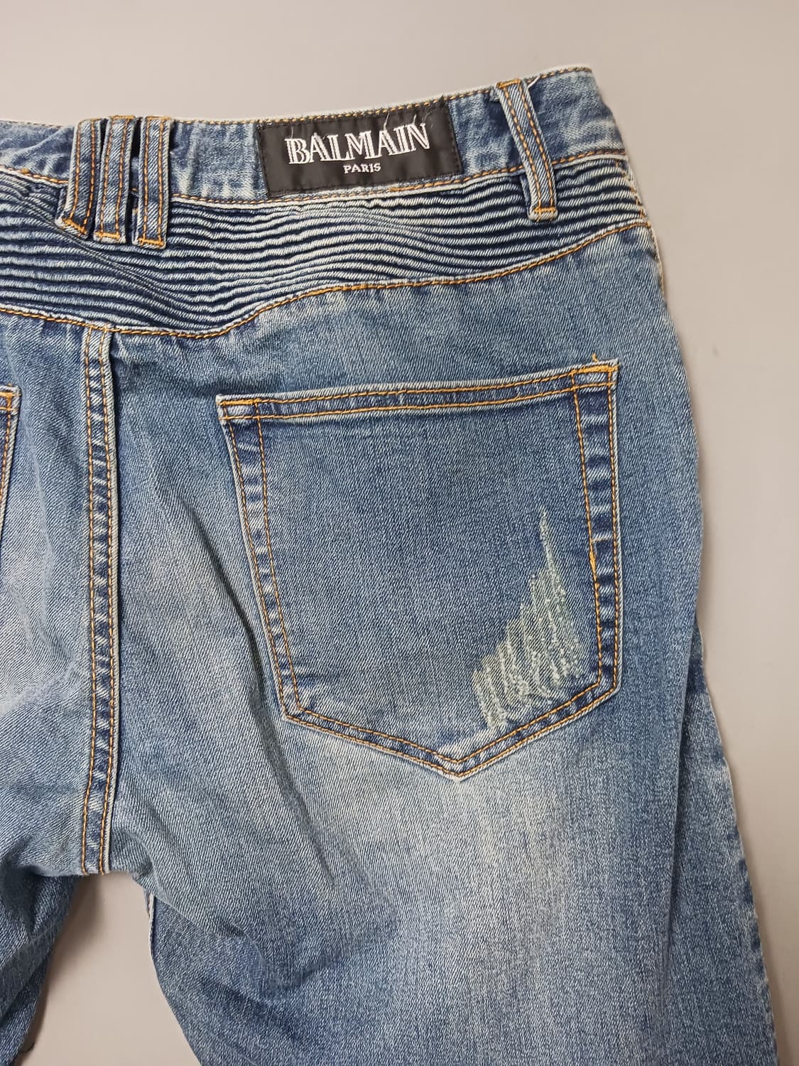 [34] 발망 블루워싱 디스 바이커진 청바지 상품이미지9