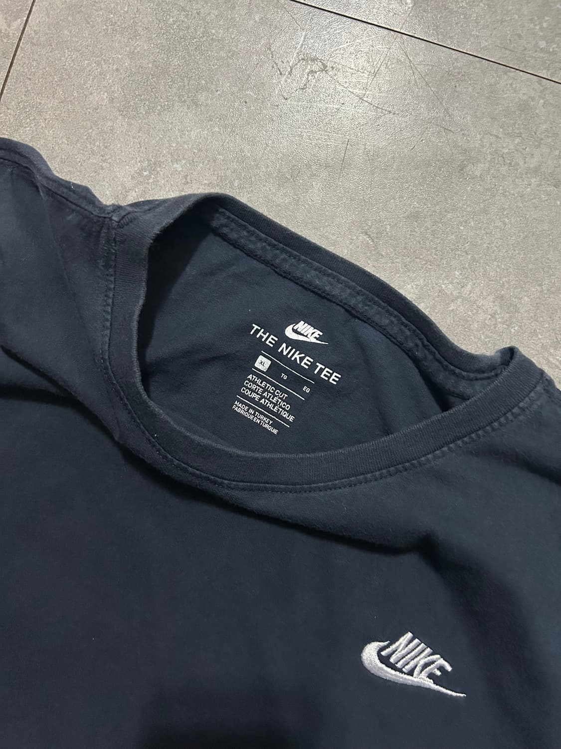 나이키 블랙컬러 빈티지 코튼 숏슬리브 티셔츠 100size   상품이미지3