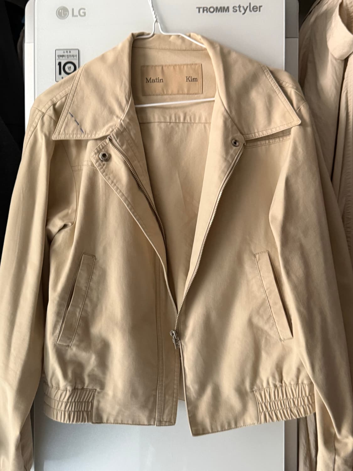 마뗑킴 스티치 점퍼 봄버 자켓 Matin Kim 웨스턴 디테일 컬러 스티 상품이미지7