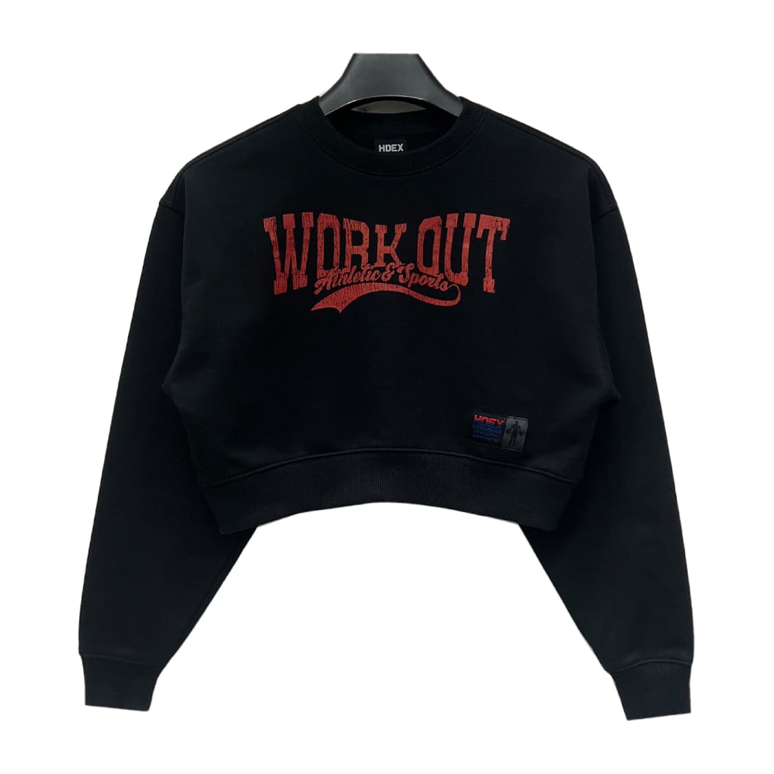 HDEX 에이치덱스 워크아웃 크롭 맨투맨 S 상품이미지1