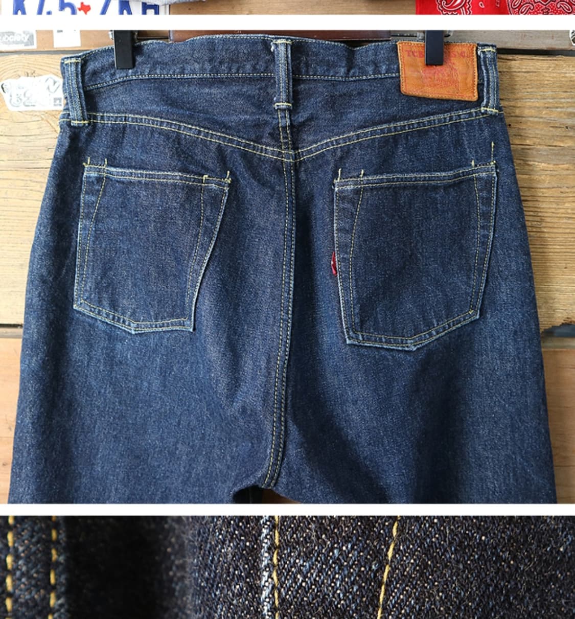 일본판 TCB JEANS 1944년 대전판 복각 셀비지 데님 상품이미지6