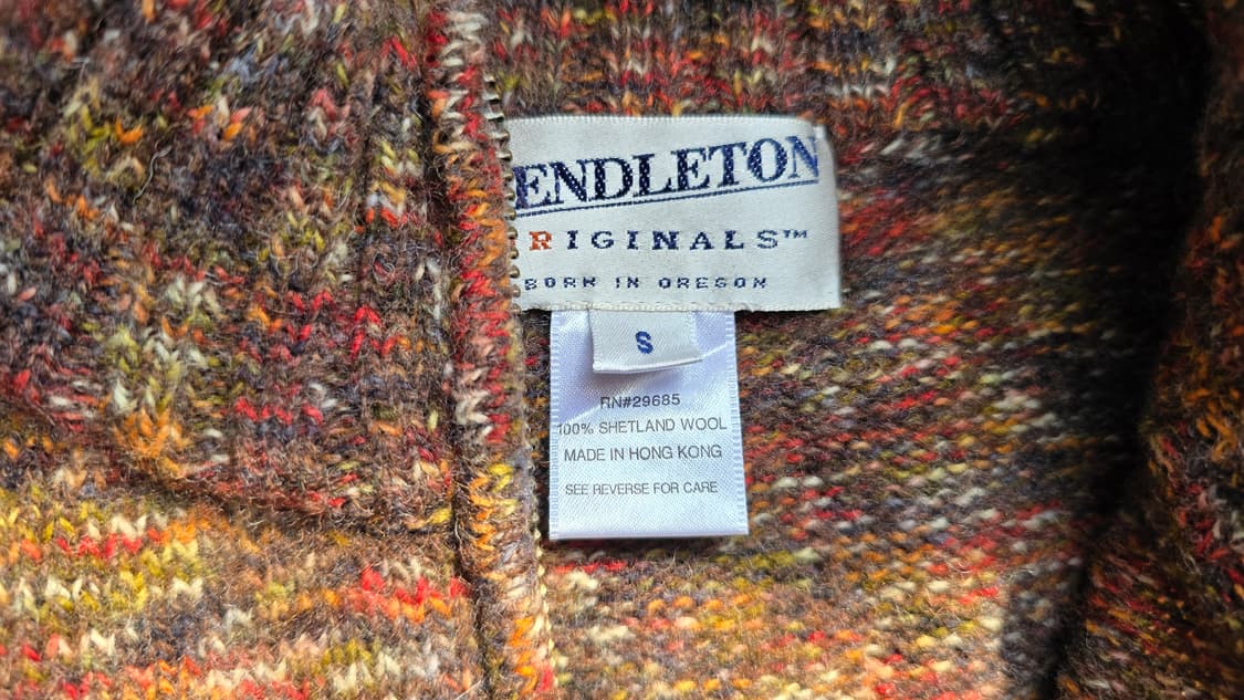 PENDLETON 펜들턴 셔틀랜드 울 Made In HongKong  상품이미지6